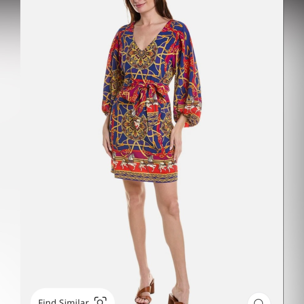 Tyler Boe Val silk‎ dress. NWT. Retail 337